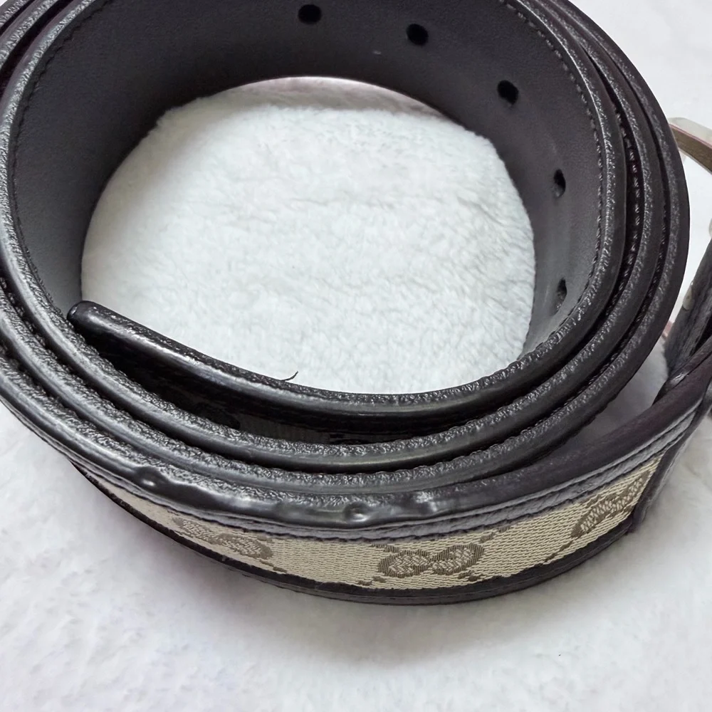 👨🏻Gucci Black and Brown Men's Belt